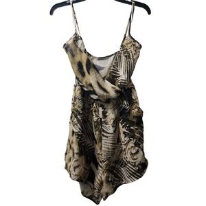 Bear‎ Dance Romper Animal Print Sleeveless Casual Jumpsuit